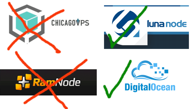 Review ChicagoVPS and Ramnode, the worst VPS service providers